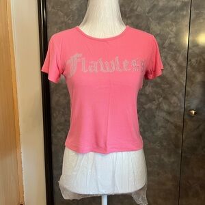 Flawless Women's Pink Short Sleeve Tee